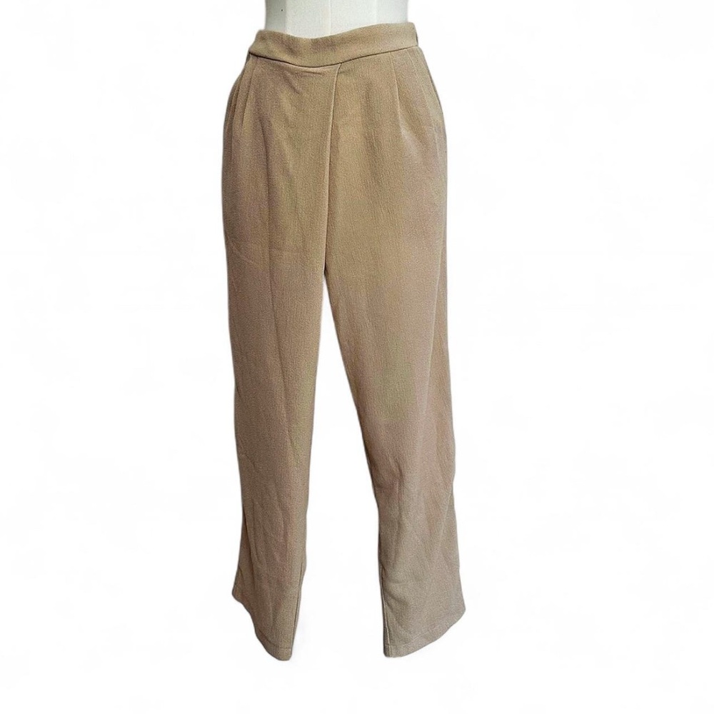 Sophie Rue Neutral Straight-Leg Pants — Size Small